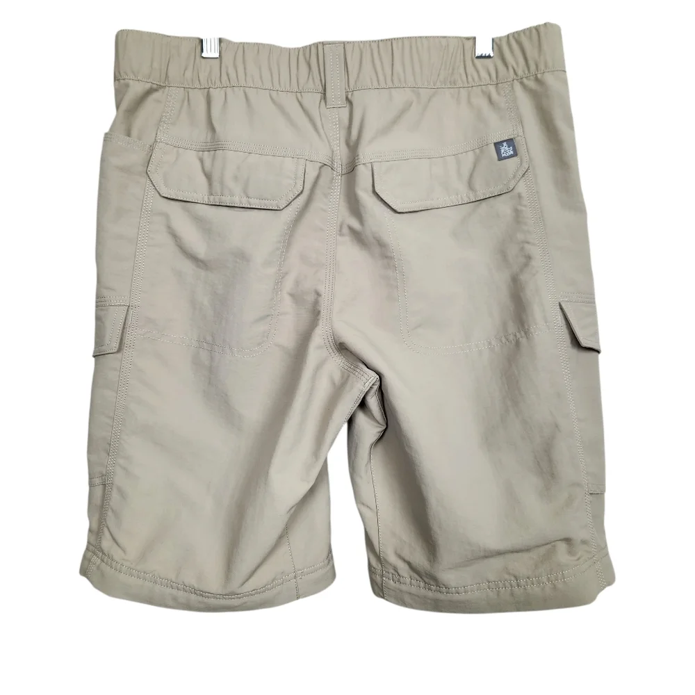 The North Face Paramount Peak Khaki Convertible Zip Off Hiking Pants Mens Size M